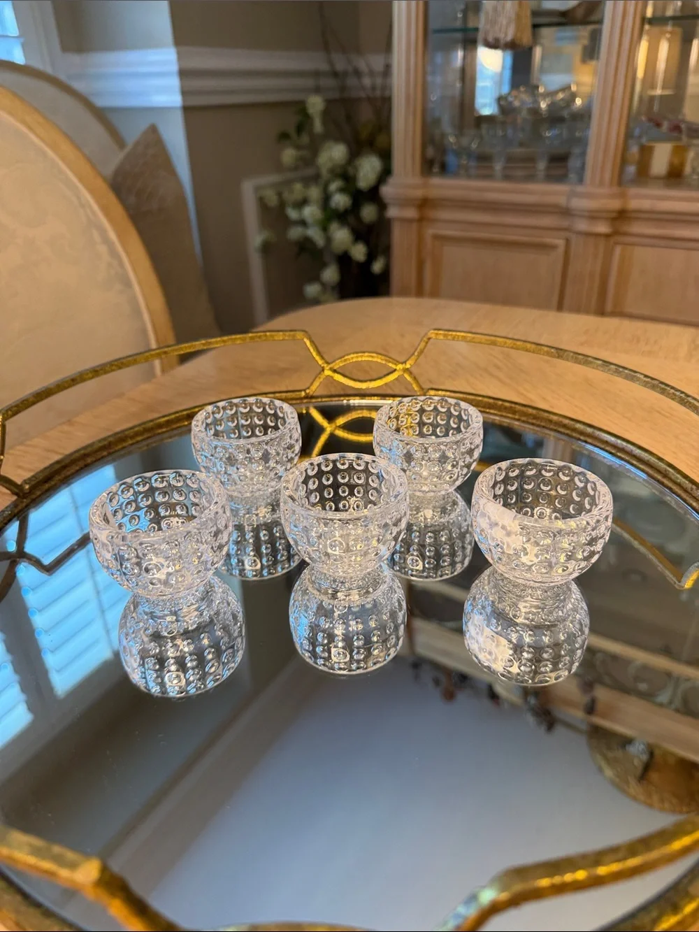 Crate&Barrel Dots Tealight Holder (5)